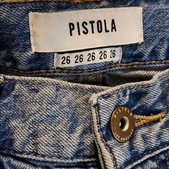 Pistola Distressed Racer Stripe Boyfriend Jeans - Picture 7 of 8